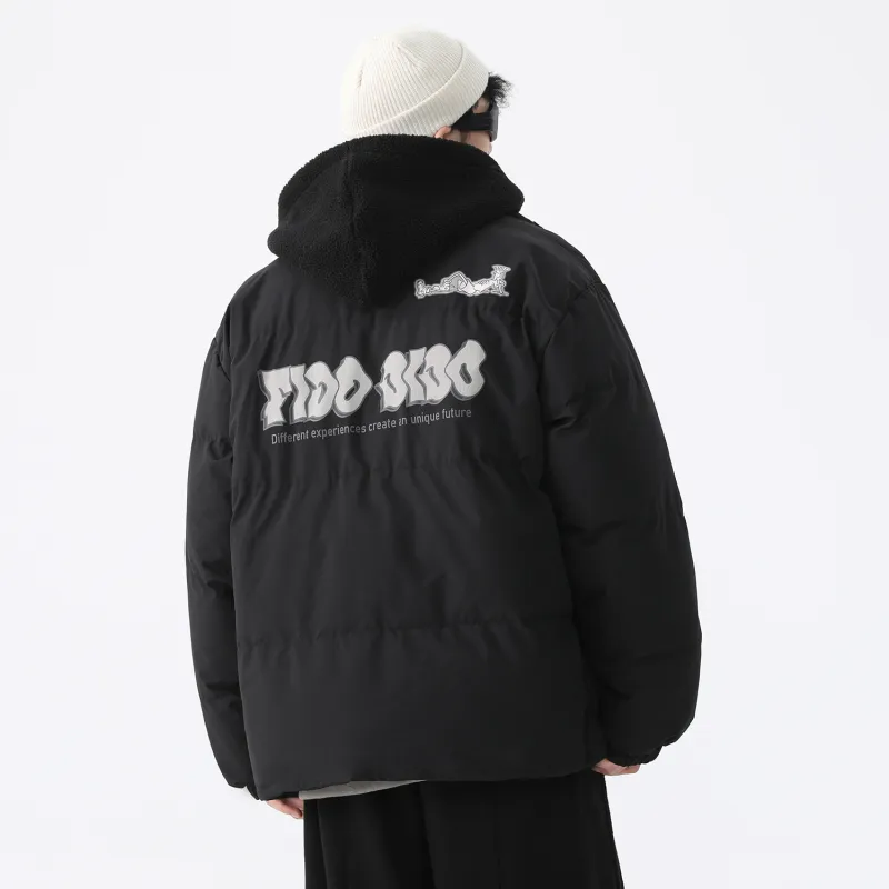 FIDO DIDO Puffer Jackets Unisex-2