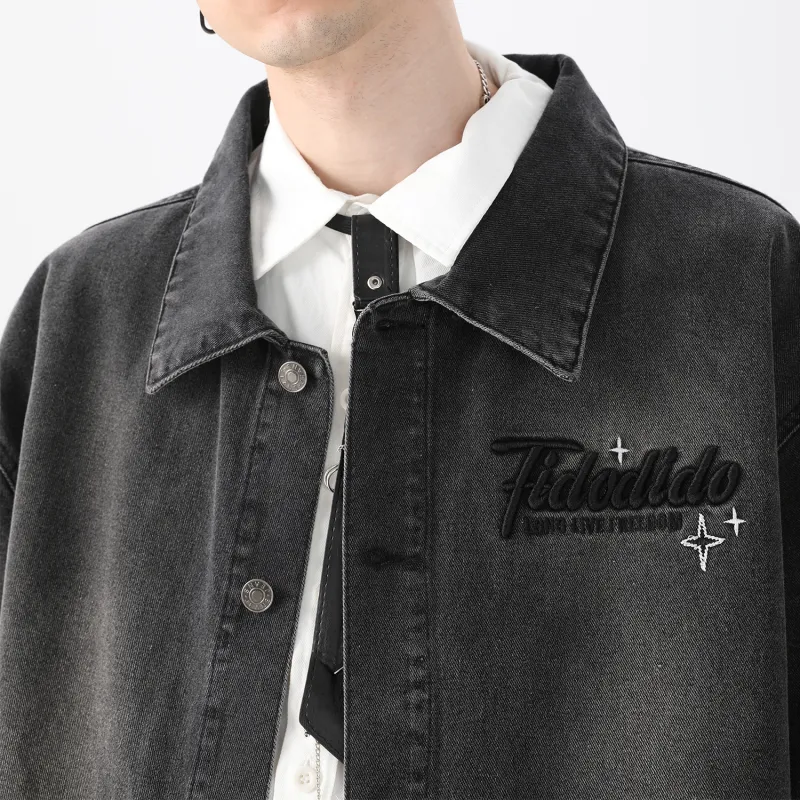 FIDO DIDO Denim Jackets Unisex-3