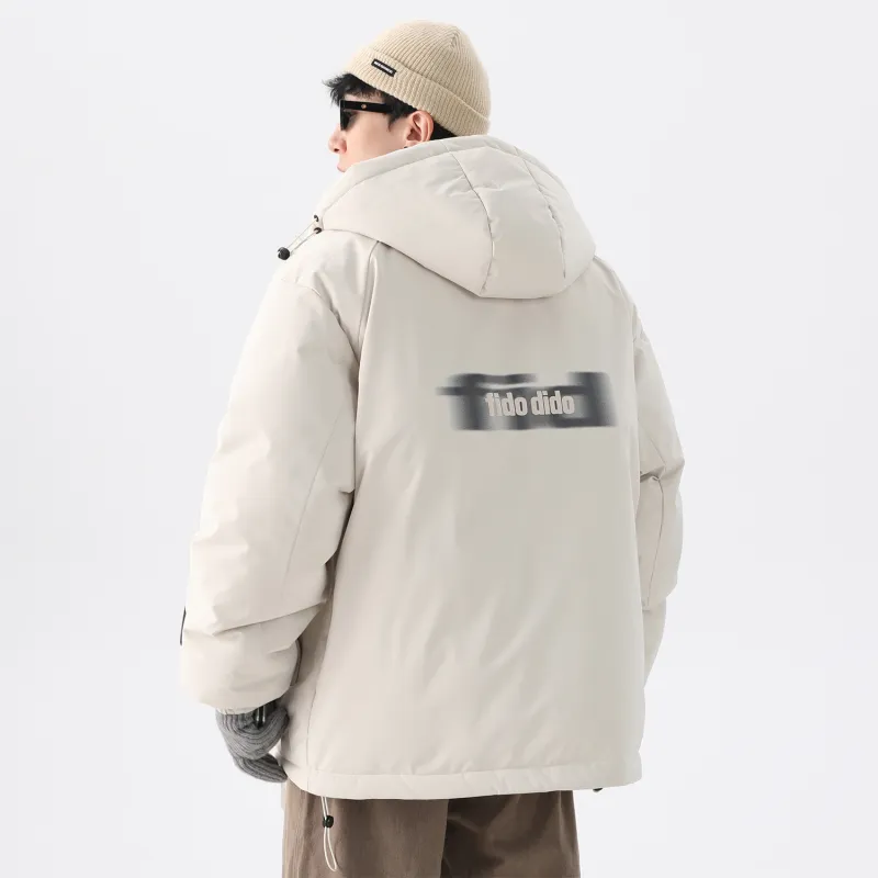 FIDO DIDO Puffer Jackets Unisex-14