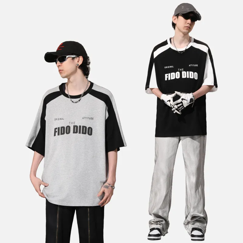 FIDO DIDO Short Sleeved T Shirts Unisex-15