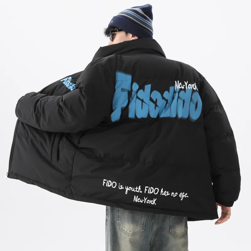 FIDO DIDO Puffer Jackets Unisex-2