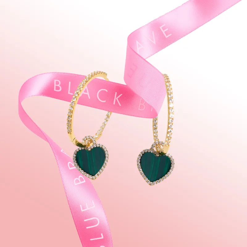 BLACK BY BLUE BRAVE 4B Brass Plated With 18K Gold Earrings Women's-2