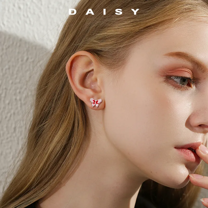 Daisy Dream Full Sterling Silver Stud Earrings Women's-1