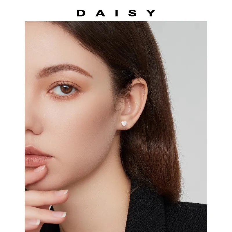 Daisy Dream Porcelain Stud Earrings Unisex-1