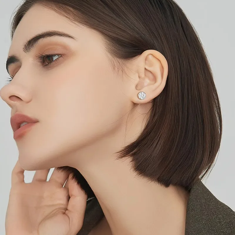 Daisy Dream Full Sterling Silver Stud Earrings Women's-3