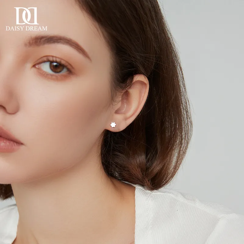Daisy Dream Full Sterling Silver Stud Earrings Women's-3