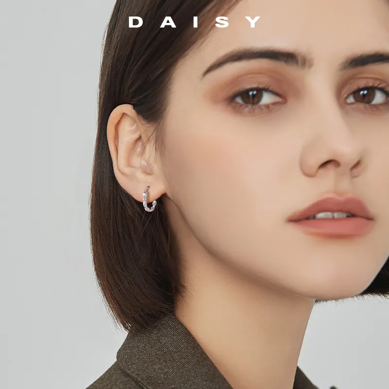 Daisy Dream Full Sterling Silver Earrings Women's-3