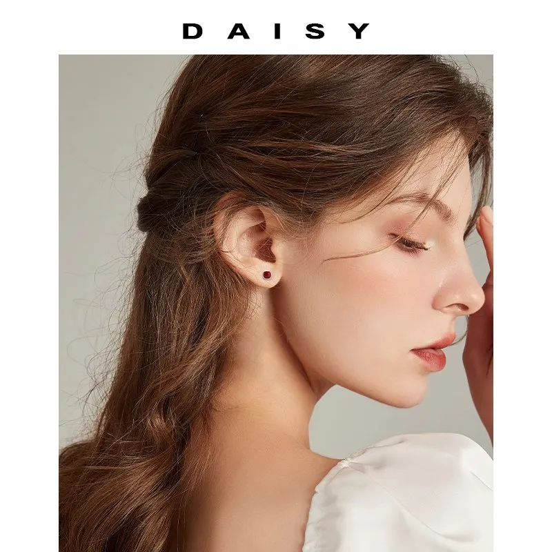 Daisy Dream Full Sterling Silver Stud Earrings Women's-1