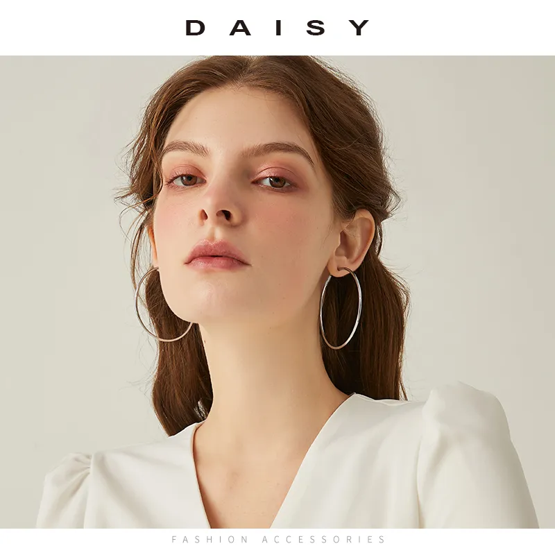 Daisy Dream Sterling Silver Earrings Unisex-2