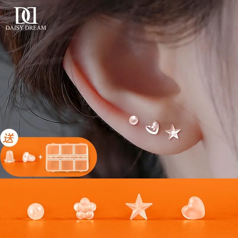 Daisy Dream Resin Stud Earrings Women's-1