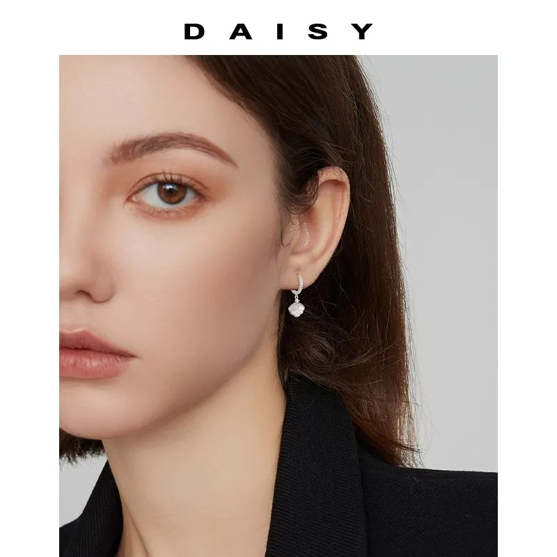 Daisy Dream 999 Fine Silver Earrings Women's-3
