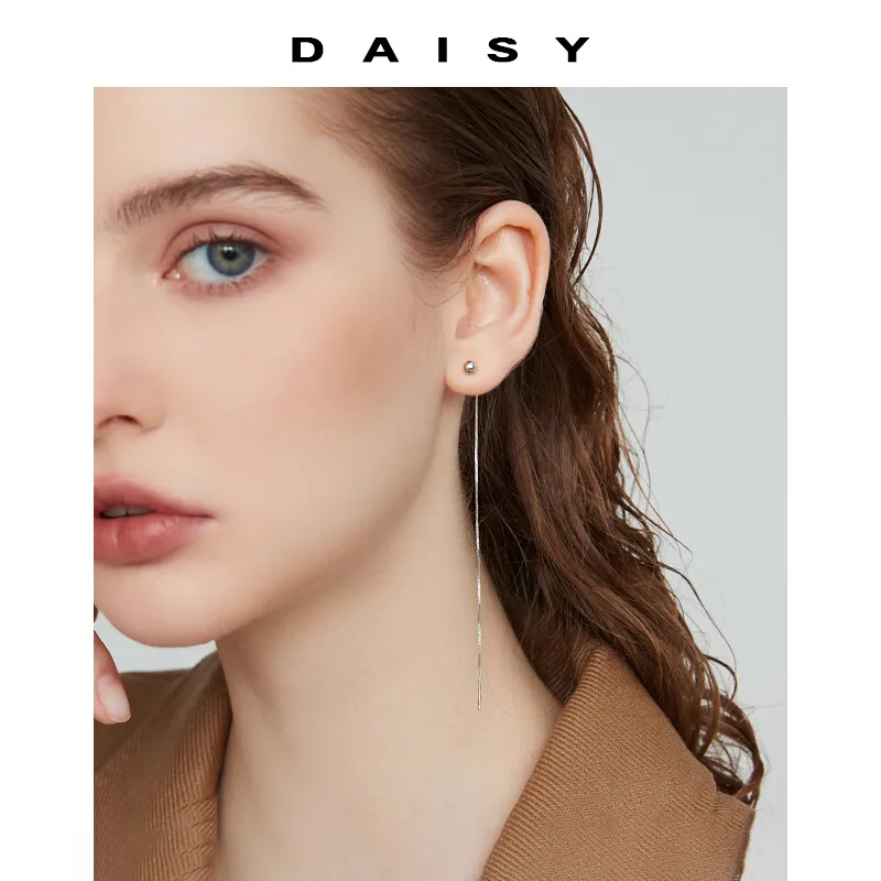 Daisy Dream 999 Fine Silver Earrings Women's-1