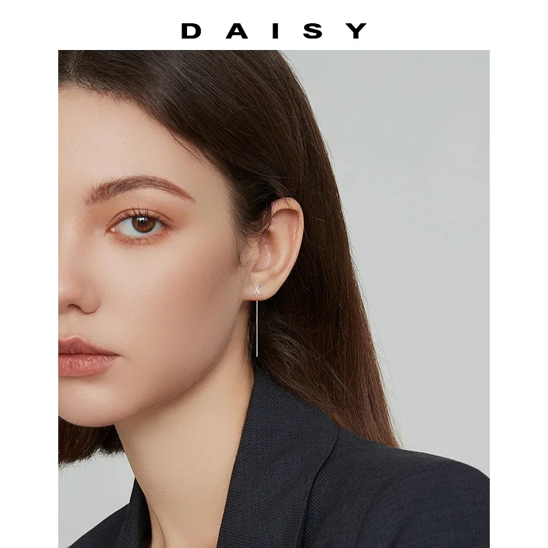 Daisy Dream Full Sterling Silver Earrings Women's-1