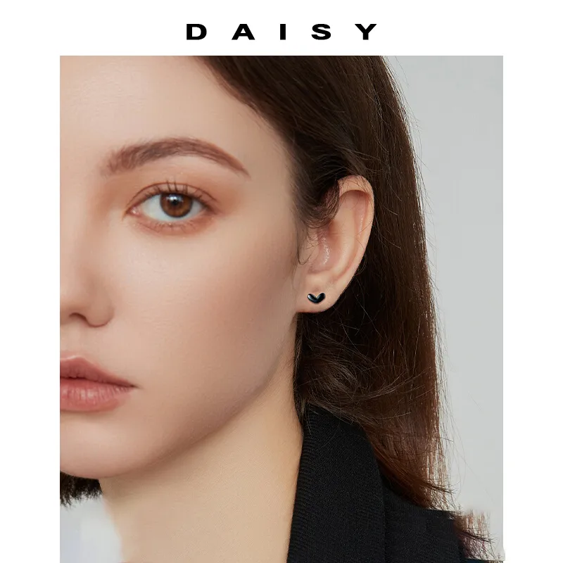 Daisy Dream 999 Fine Silver Stud Earrings Women's-1
