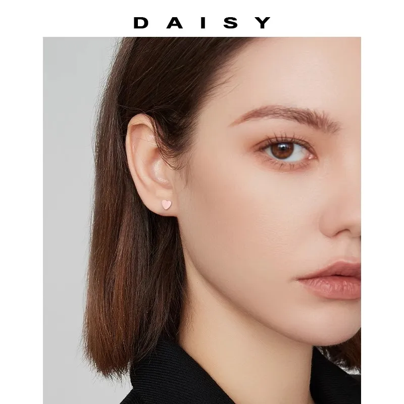 Daisy Dream Porcelain Stud Earrings Unisex-3