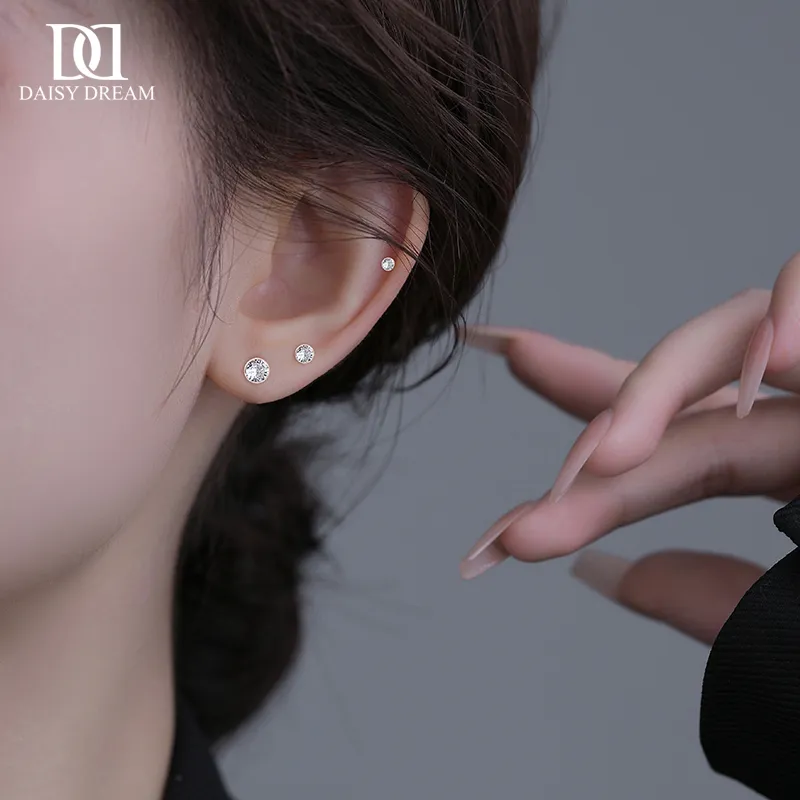 Daisy Dream Resin Stud Earrings Women's-3