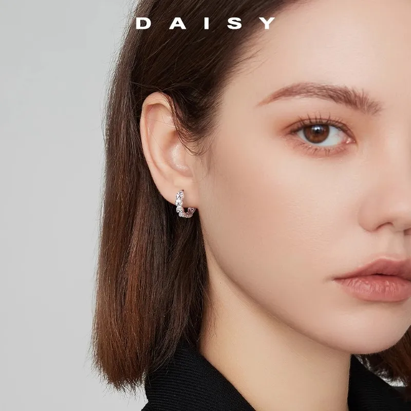 Daisy Dream Full Sterling Silver Earrings Women's-3