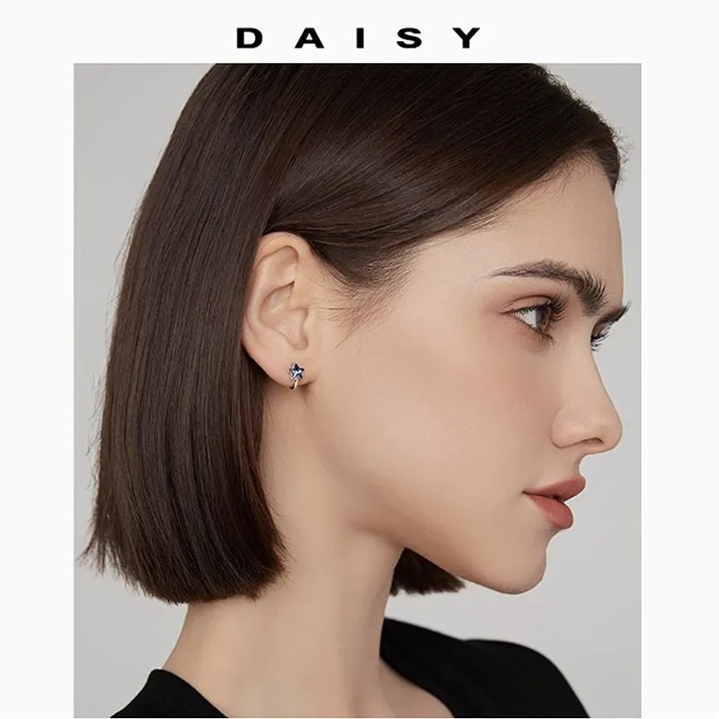 Daisy Dream 999 Fine Silver Earrings Women's-3