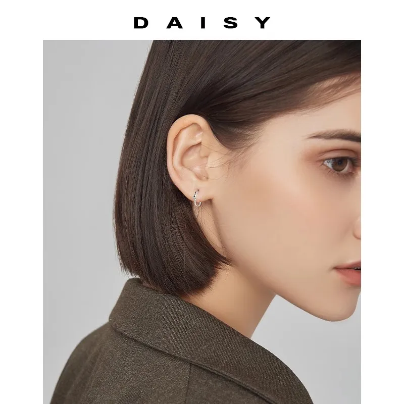 Daisy Dream 999 Fine Silver Earrings Women's-3