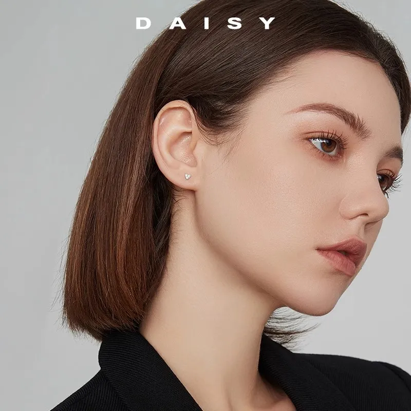 Daisy Dream 999 Fine Silver Stud Earrings Women's-3