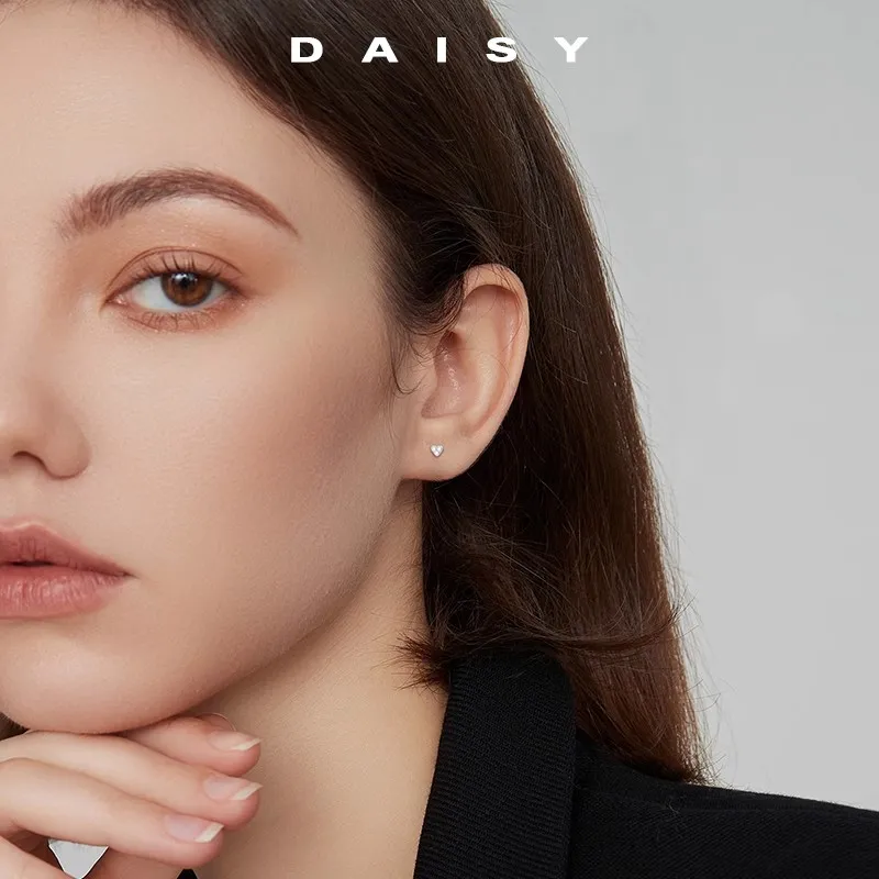 Daisy Dream 999 Fine Silver Stud Earrings Women's-1
