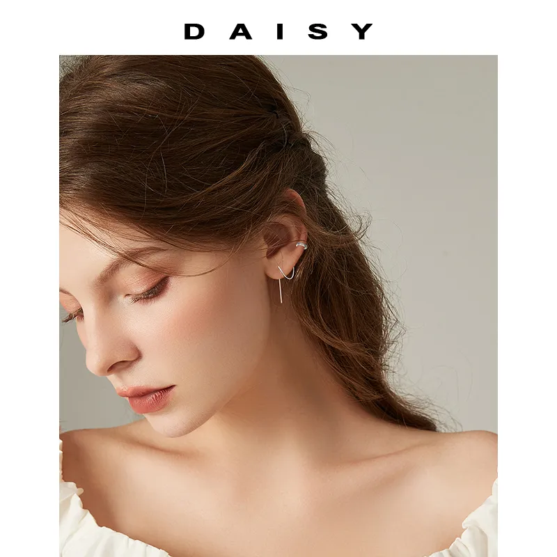 Daisy Dream Full Sterling Silver Earrings Women's-1