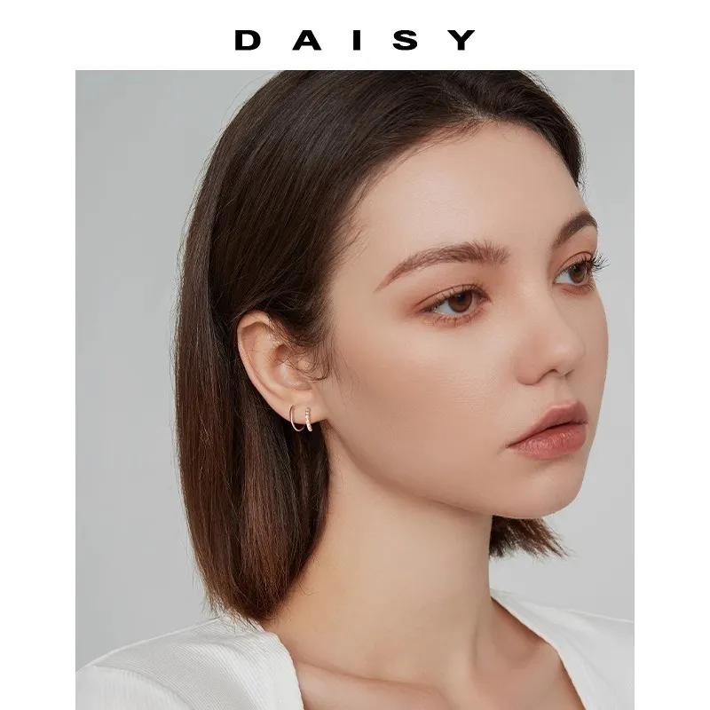 Daisy Dream 999 Fine Silver Earrings Women's-3