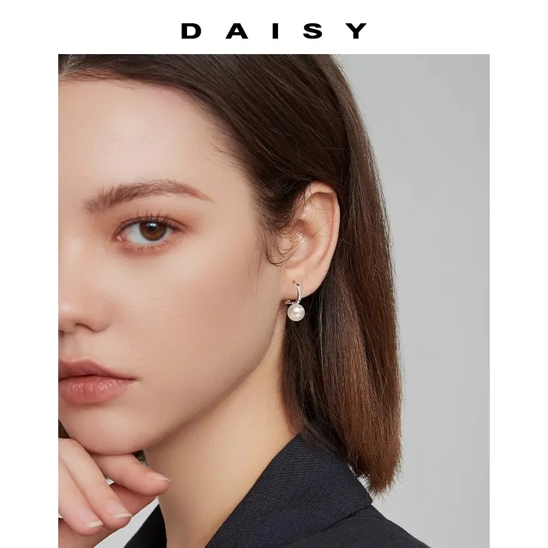 Daisy Dream 999 Fine Silver Earrings Women's-2