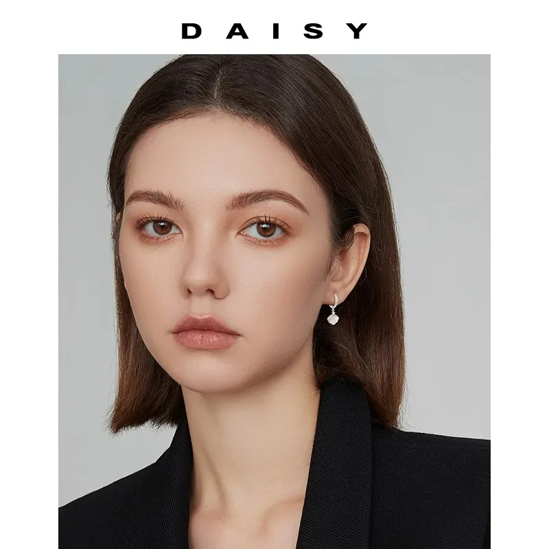 Daisy Dream 999 Fine Silver Earrings Women's-1