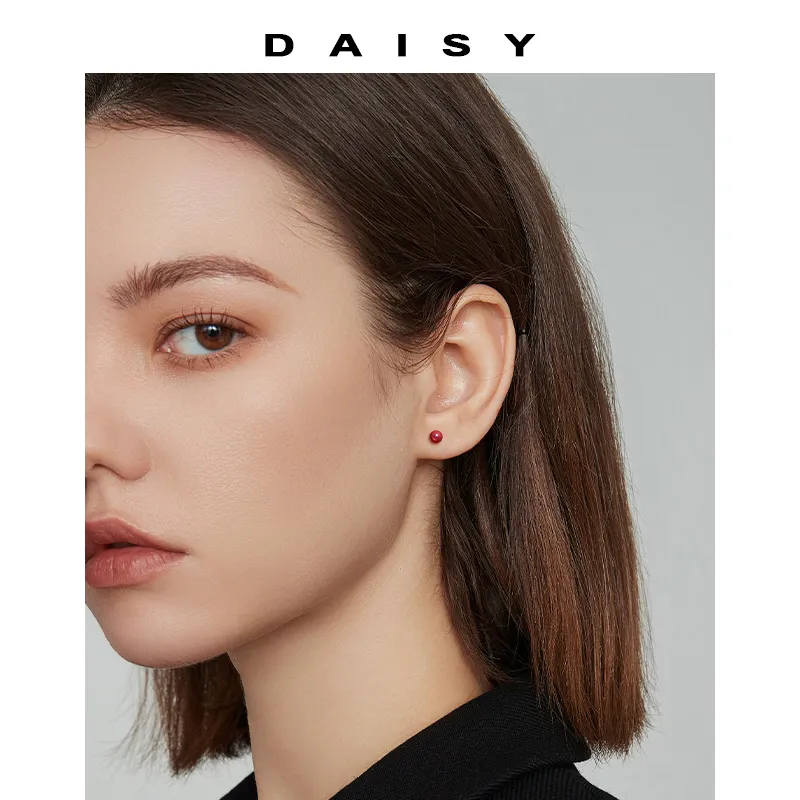 Daisy Dream Porcelain Stud Earrings Women's-1
