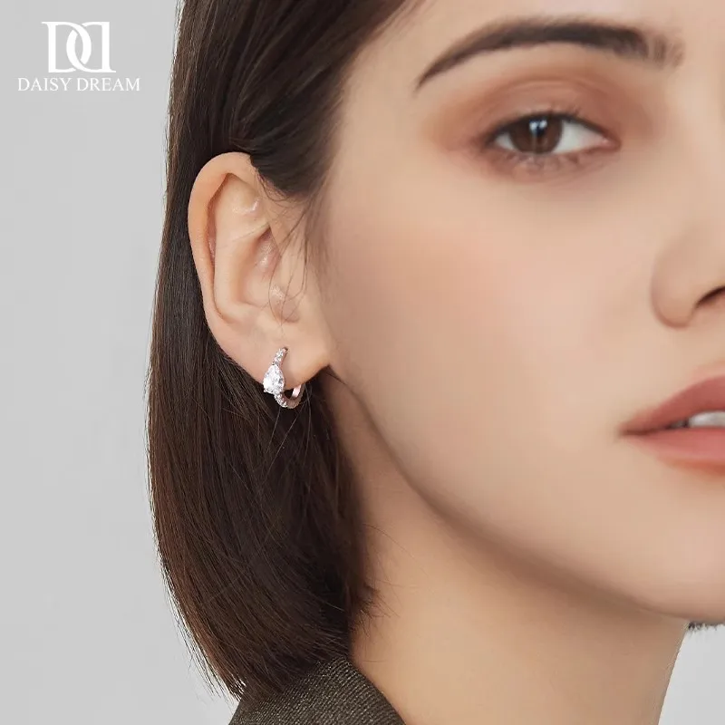 Daisy Dream Full Sterling Silver Earrings Unisex-1