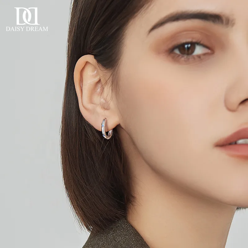 Daisy Dream Full Sterling Silver Earrings Unisex-3