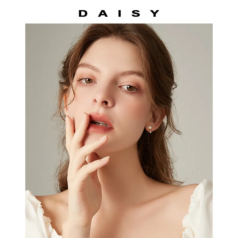 Daisy Dream 999 Fine Silver Stud Earrings Women's-1