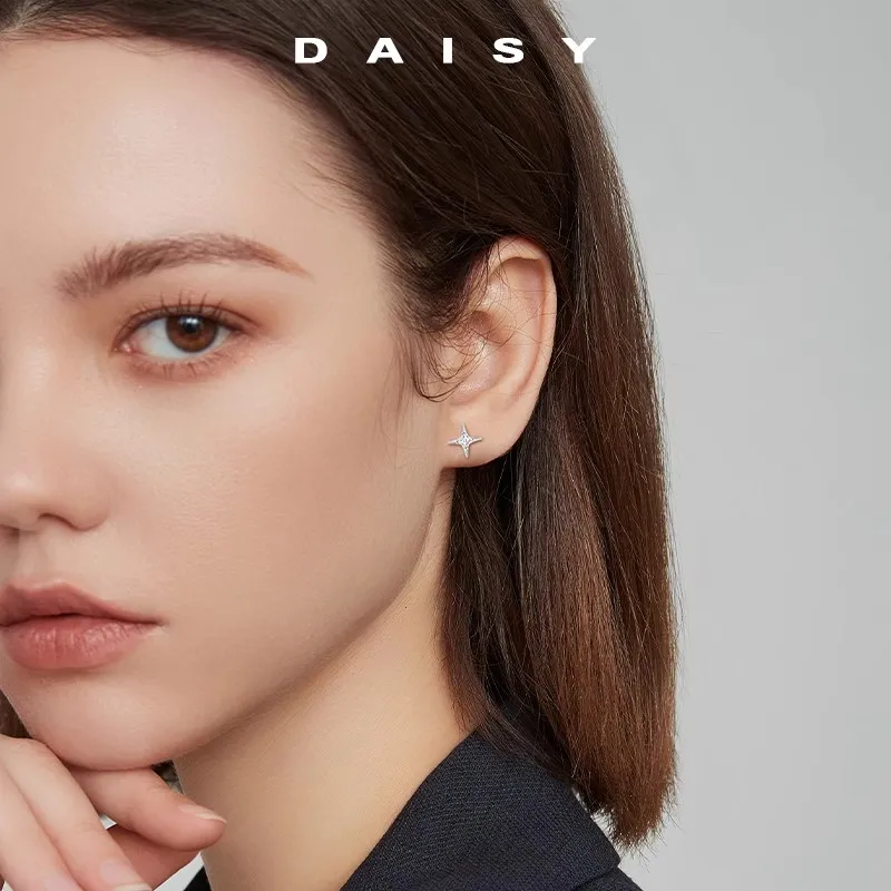 Daisy Dream Titanium Steel Stud Earrings Unisex-1