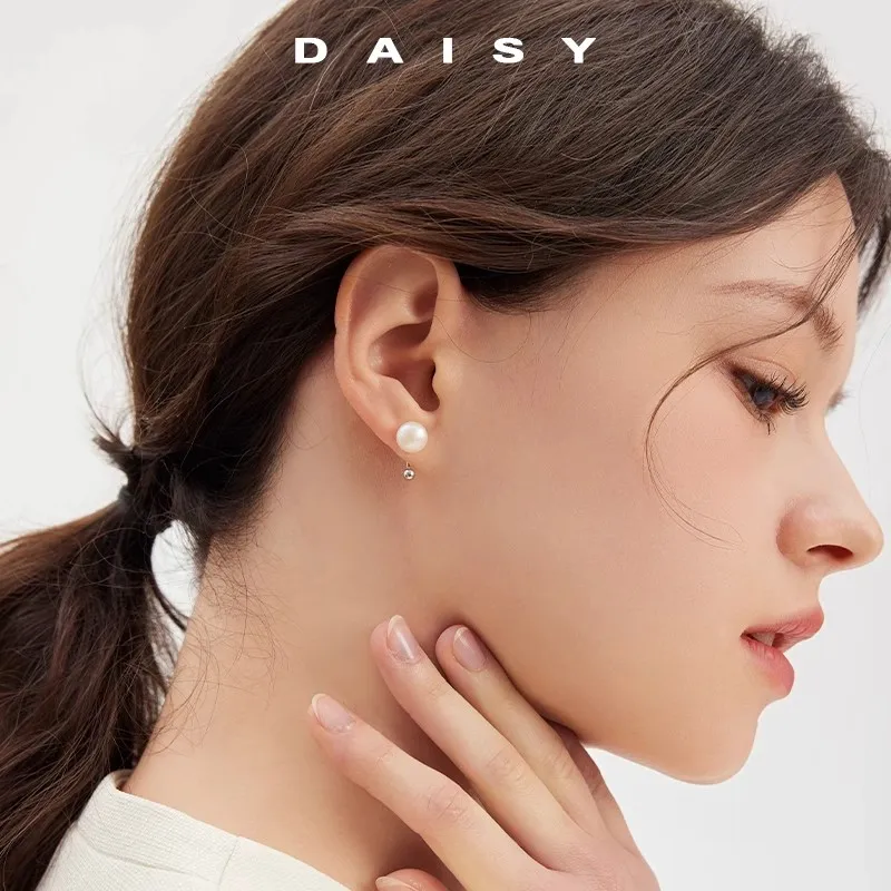 Daisy Dream 999 Fine Silver Stud Earrings Women's-1