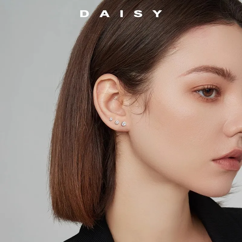 Daisy Dream S925 Sterling Silver Stud Earrings Women's-1