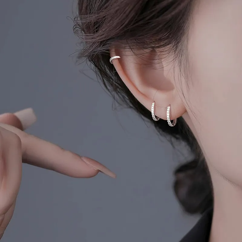 Daisy Dream 999 Fine Silver Stud Earrings Unisex-2