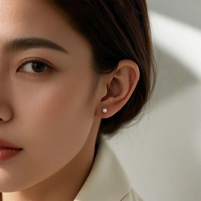 Daisy Dream 999 Fine Silver Stud Earrings Women's-2