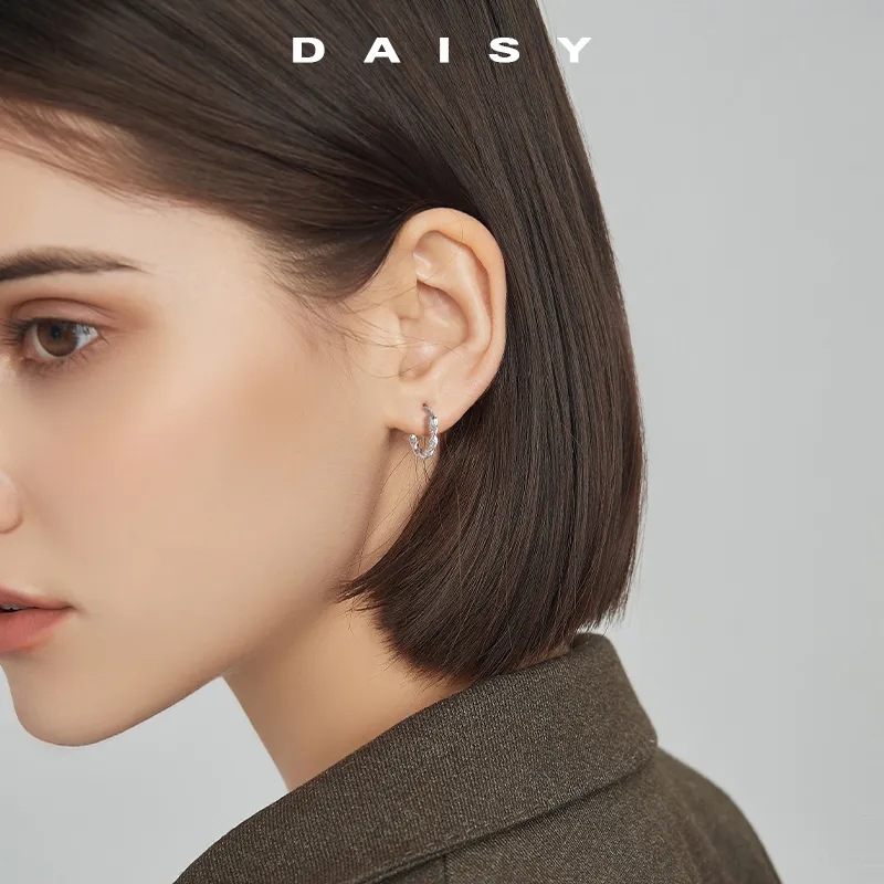 Daisy Dream Full Sterling Silver Earrings Women's-1