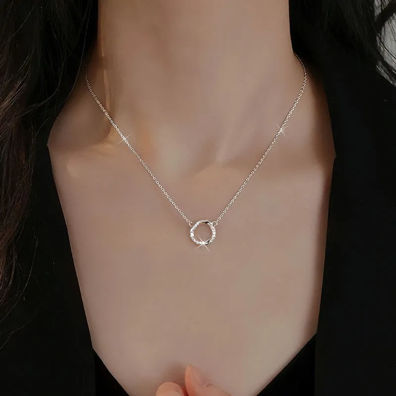 Daisy Dream Full Sterling Silver Necklaces Women's-1