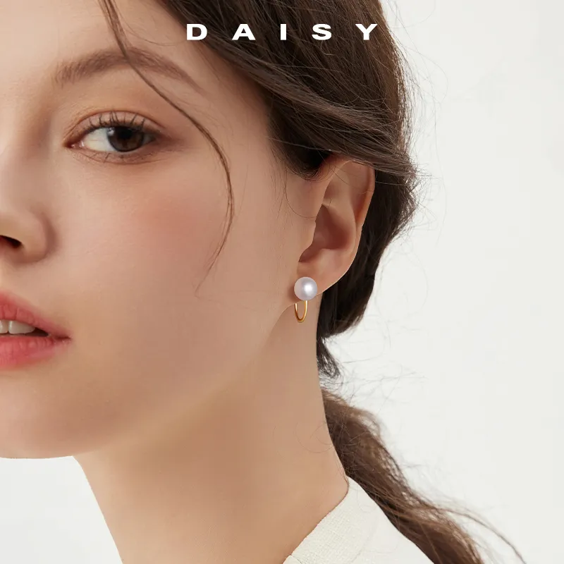 Daisy Dream Copper Clip On Earrings Women's-1