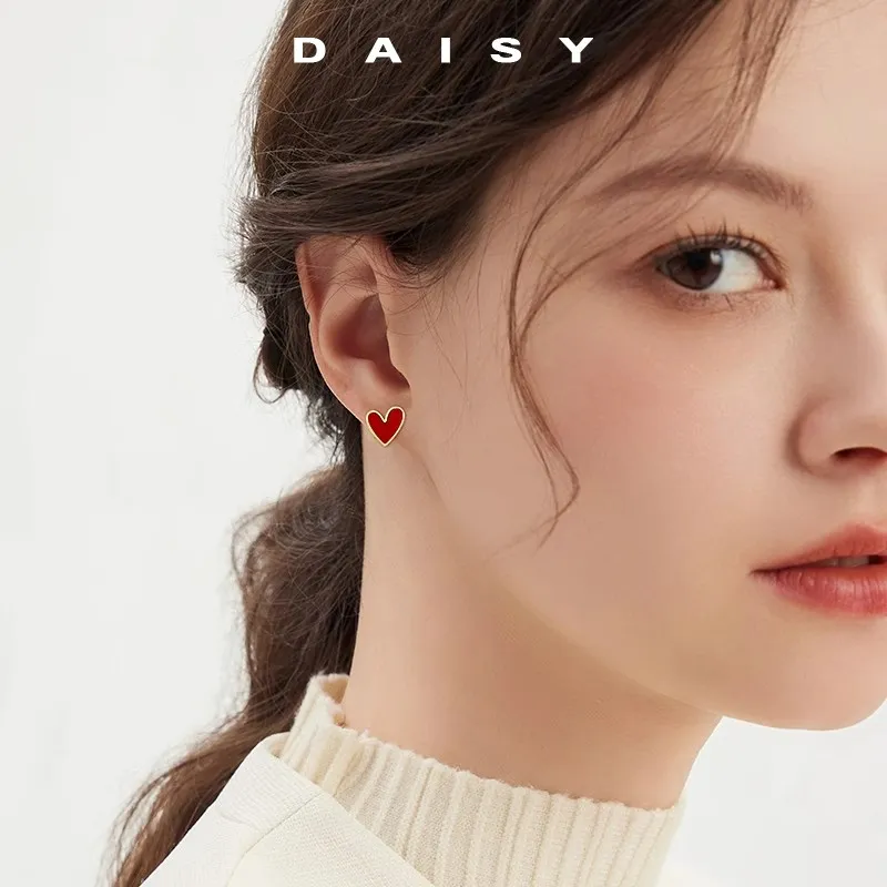 Daisy Dream Full Sterling Silver Stud Earrings Women's-1