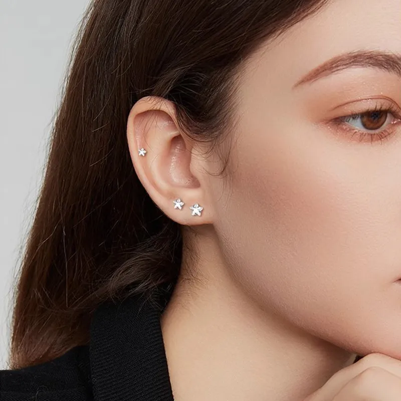 Daisy Dream 999 Fine Silver Stud Earrings Women's-1