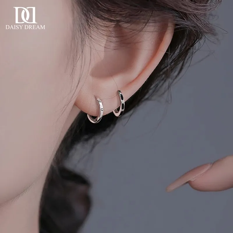Daisy Dream 999 Fine Silver Earrings Unisex-3