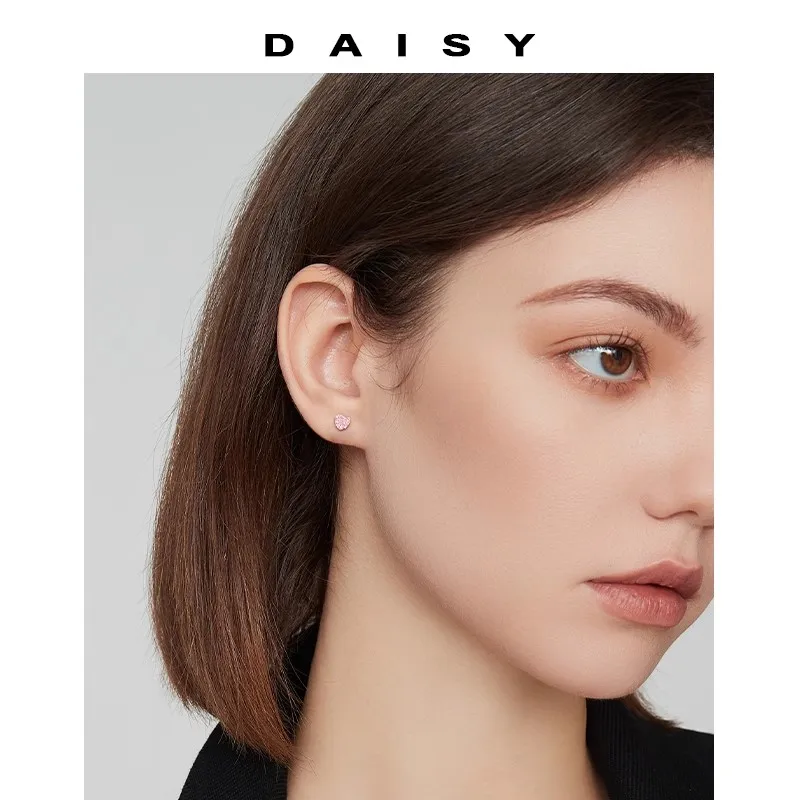 Daisy Dream 999 Fine Silver Stud Earrings Women's-3