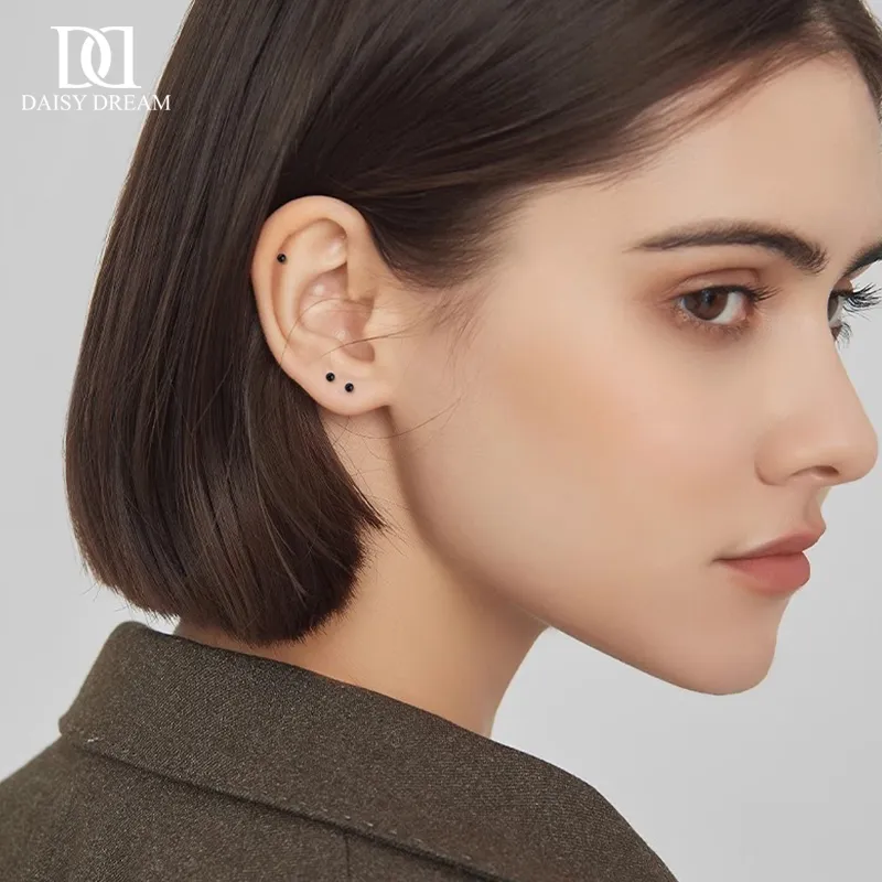 Daisy Dream 999 Fine Silver Stud Earrings Unisex-4