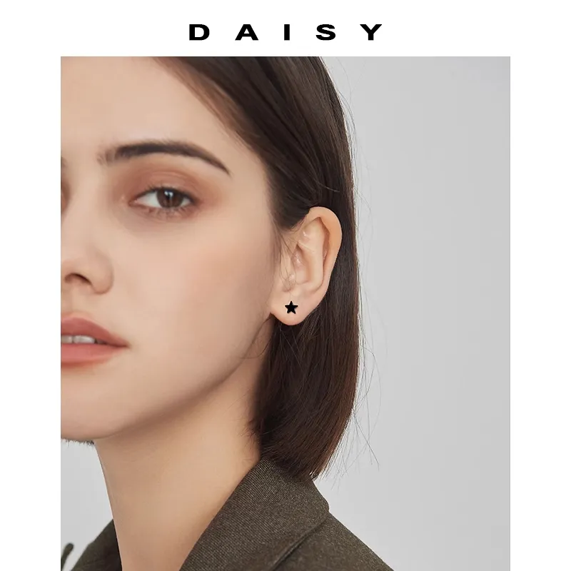 Daisy Dream 999 Fine Silver Stud Earrings Unisex-1