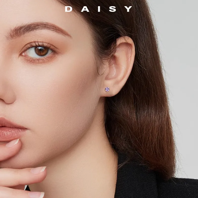 Daisy Dream Titanium Stud Earrings Women's-3