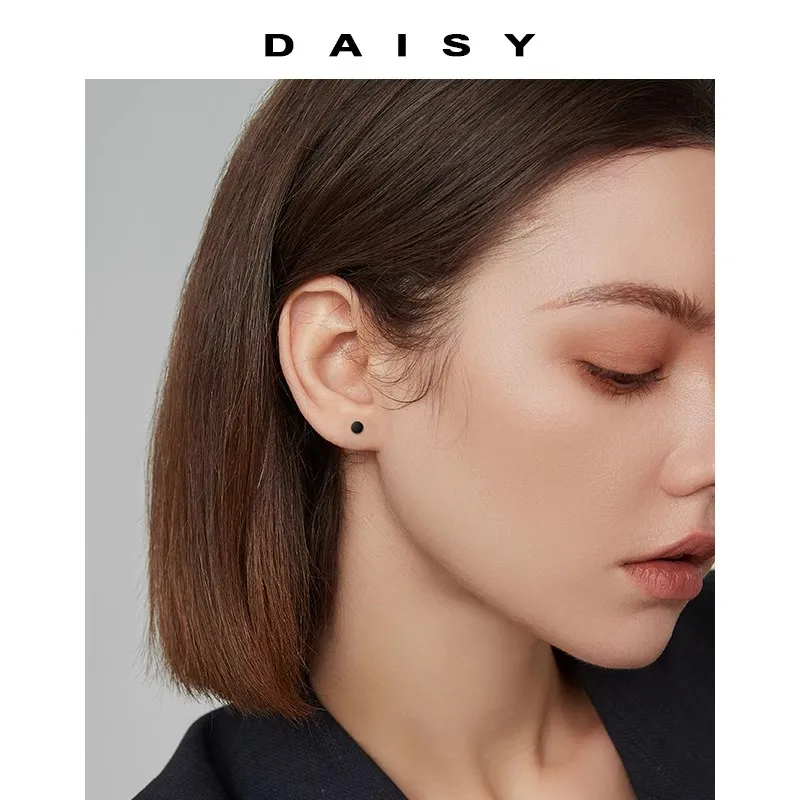 Daisy Dream 999 Fine Silver Stud Earrings Women's-3