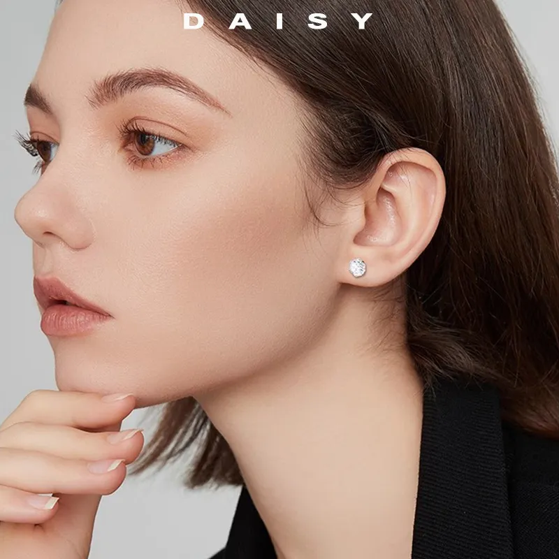 Daisy Dream Titanium Steel Clip On Earrings Unisex-3